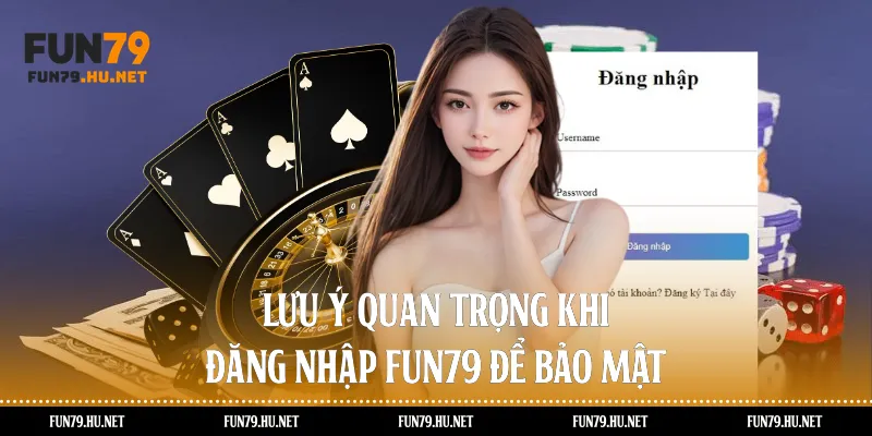 Lưu ý quan trọng khi đăng nhập Fun79 để bảo mật